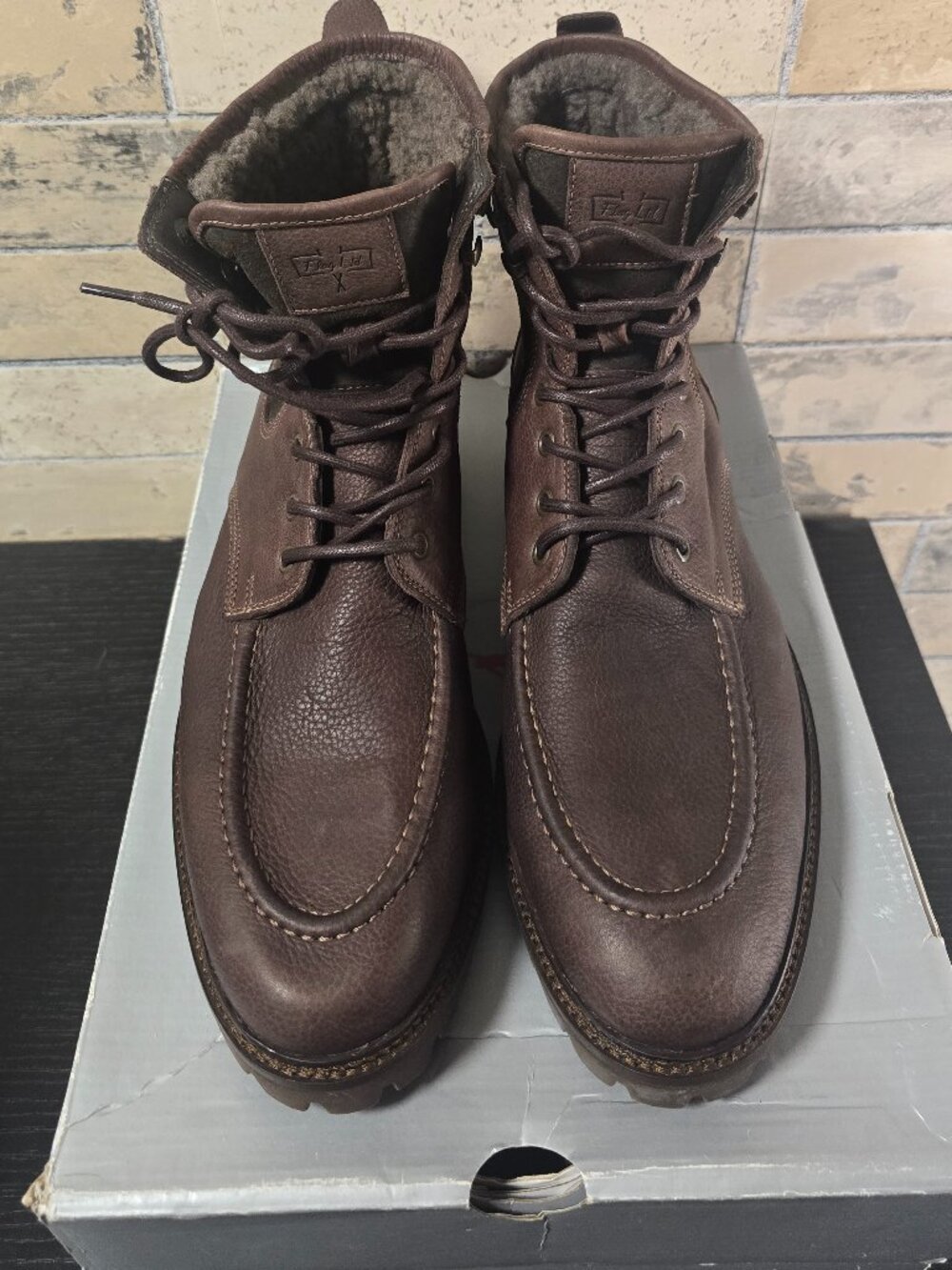 Flag LTD Men's Marsen Leather Shearling Lined Boots